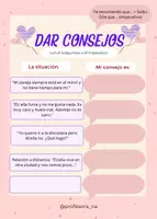 Vorschau - Arbeitsblätter - Dar consejos juego de rol Rollenspiel San Valentín - Seite 1
