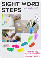 Vista previa - Juegos / Gamificación - Sight Word Steps - Portada