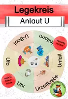 Vorschau - Präsentationen/Tafelbilder - Anlaut U Legekreis - Deckblatt