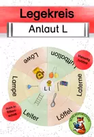 Vorschau - Präsentationen/Tafelbilder - Anlaut L Legekreis - Deckblatt