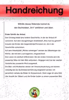 Vorschau - Arbeitsblätter - Buchstabeneinführung N/n Geschichte Übungen differenziert - Seite 1