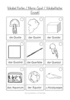 Vorschau - Arbeitsblätter - Arbeitsblätter Buchstabe Q Druckschrift für den Schreiblehrgang - Seite 1