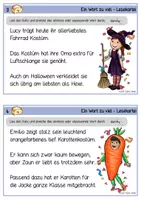Vorschau - Arbeitsblätter - Karneval / Fasching - Leseübung - Ein Wort zu viel - Seite 3