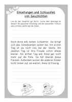 Vorschau - Anderer Materialtyp - Aufsatz Hauptteil und Schluss von Geschichten finden - Seite 1