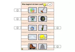Vorschau - Arbeitsblätter - Klammerkarten Buchstabe Laut J Buchstabeneinführung - Seite 3