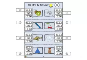 Vorschau - Arbeitsblätter - Klammerkarten K/ k Buchstabeneinführung - Seite 2