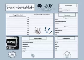 Vorschau - Arbeitsblätter - Vorlage eines Stammdatenblattes für die ambulante Pflege - Seite 3