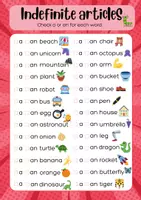 Vorschau - Arbeitsblätter - Indefinite Article: A or an 📘🔍 - Seite 1
