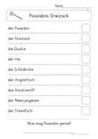 Vorschau - Spiele - Minilesespur Poseidons Dreizack, Phantasiegeschichte - Seite 3