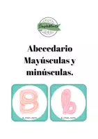 Vista previa - Hojas de trabajo - Abecedario: Mayúsculas y Minúsculas - Portada