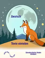 Vorschau - Arbeitsblätter - Texte einteilen - Sinnabschnitte finden - Deckblatt