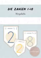 Vorschau - Poster - Wimpelkette: Zahldarstellung Anfangsunterricht - Die Zahlen 1 bis 10 - Deckblatt