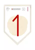 Vorschau - Poster - Wimpelkette: Zahldarstellung Anfangsunterricht - Die Zahlen 1 bis 10 - Seite 3