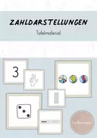 Vorschau - Präsentationen/Tafelbilder - Zahldarstellung im Zahlraum 10 - Tafelmaterial - Deckblatt