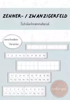 Vorschau - Fördermaterial/Inklusion - Schülermaterial: Zehnerfeld und Zwanzigerfeld - Deckblatt