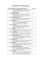 Vorschau - Spiele - 100 Schreibanlässe Writing prompts Sek I und Sek II Englisch - Deckblatt