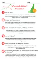 Vorschau - Arbeitsblätter - Aktien und Börse Arbeitsblatt Wirtschaft Arbeitsblatt 7. & 8.Klasse AB Vermögen mit Lösungen - Seite 2