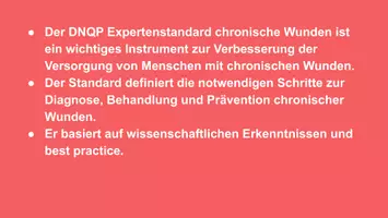 Vorschau - Präsentationen/Tafelbilder - Expertenstandard chronische Wunden - Seite 1