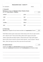 Vorschau - Klassenarbeiten - Klassenarbeit Latein passend zu "prima brevis" Lektion 6 - Seite 3