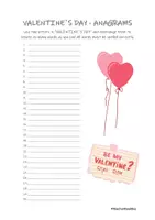Vorschau - Arbeitsblätter - Valentine´s Day (anagrams) - warm-up - Seite 2