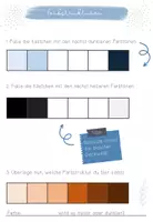 Vorschau - Mal- und Bastelvorlagen - Farbstrukturen - Deckblatt