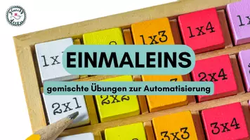 Vorschau - Aufgabenkarten - 1x1 gemischt - Seite 1