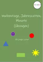Vorschau - Arbeitsblätter - A1 Artikel: Tage, Jahreszeiten, Monate - Deckblatt