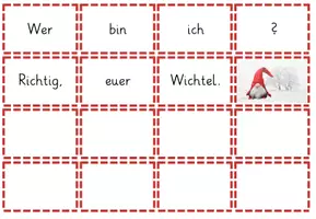 Vorschau - Bildkarten - Adventskalender Zauberstifte / Wichtelbotschaft - Seite 2