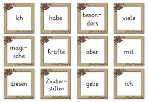 Vorschau - Bildkarten - Adventskalender Zauberstifte / Wichtelbotschaft - Seite 3