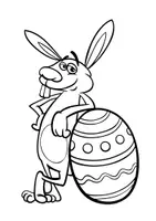 Vorschau - Arbeitsblätter - Ausmalbilder Ostern Osterhase, zum Ausmalen, Ausmalbild, Ausmalbilder, Kunst, gratis, kostenlos - Seite 1