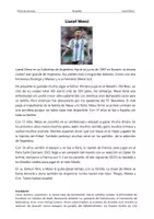 Vorschau - Arbeitsblätter - Lionel Messi – Biografía con preguntas - Deckblatt