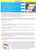 Vista previa - Juegos / Gamificación - Superstition Cards (conditionals) - página 1