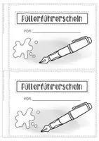 Vorschau - Unterrichtsreihen - Füllerführerschein (Schulausgangsschrift) - Klasse 2 - Seite 3