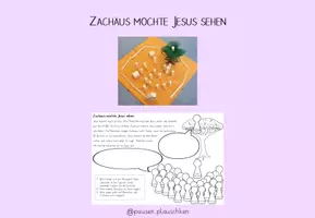 Vorschau - Arbeitsblätter - Materialpaket: Zöllner Levi und Zachäus - Seite 1