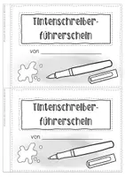 Vorschau - Unterrichtsreihen - Tintenschreiberführerschein (Schulausgangsschrift) - Klasse 2 - Seite 3
