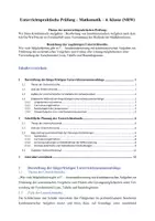 Vorschau - Stundenentwürfe - Kombinatorik Entwurf - UPP Prüfung Ausarbeitung - Seite 1