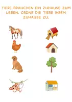 Vorschau - Arbeitsblätter - Tiere und Wetter: Nutztiere, Haustiere, Zootiere, Tiernahrung bestimmen, Wetter benennen - Seite 2