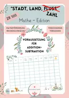 Vorschau - Arbeitsblätter - Stadt Land Fluss - Mathe Edition - Stadt Land Zahl ZR 100 - Deckblatt