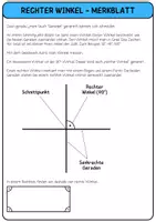 Vorschau - Poster - Rechter Winkel Merkblätter (Mathe Klasse 4 Geometrie) - Seite 3