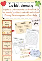 Vorschau - Unterrichtsreihen - Du bist einmalig (Unterrichtsreihe zum Buch "Du bist einmalig" von Max Lucado) - Deckblatt