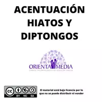Vista previa - Refuerzo / NEE / Materiales de apoyo - TARJETAS HIATOS Y DIPTONGOS - Portada