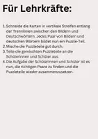 Vorschau - Spiele - Matching Puzzles: Essen und Getränke A1, A2 - Seite 1
