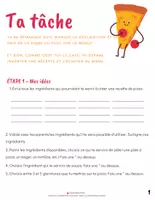 Aperçu - Feuilles d'exercices - Ma propre recette de pizza - Page 2