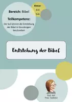 Vorschau - Arbeitsblätter - Die Entstehung der Bibel - mit Tafelmaterial/Bodenbild und Arbeitsblatt - Deckblatt
