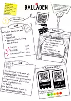 Vorschau - Stundenentwürfe - Materialpaket Balladen - Deckblatt
