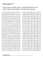 Vorschau - Arbeitsblätter - Schau genau - Grossbuchstaben (2-fach differenziert) - Seite 2