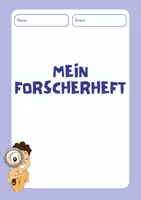 Vorschau - Unterrichtsreihen - mein Forscherheft (Forscherfrage) - Deckblatt