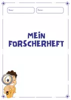 Vorschau - Unterrichtsreihen - mein Forscherheft (Forscherfrage) - Seite 1