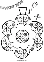 Vorschau - Spiele - Bastel-Paket "Peace" / Bastelvorlage Ausmalbilder Girlande Frieden Friedenstaube Mobile - Seite 3