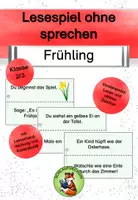 Vorschau - Spiele - Materialpaket Lesespiele ohne sprechen Jahreszeiten - Seite 1